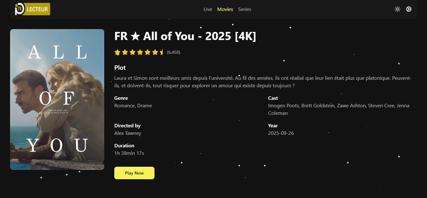 Lecteur iptv en ligne